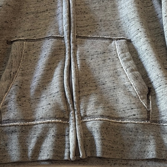 Gently Loved Unisex Gray Hoodie Zip Up by HOLLISTER - Picture 4 of 10